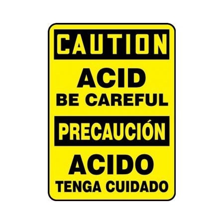 BILINGUAL Safety Sign  SPANISH SBMCHL695VP